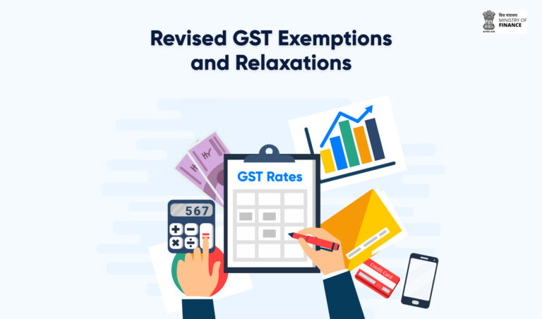 The revised GST rates, exemptions, and relaxations for SMEs