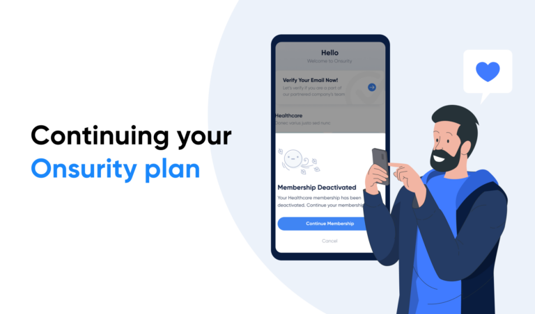 Continue your Onsurity healthcare membership benefits even after you make the job switch