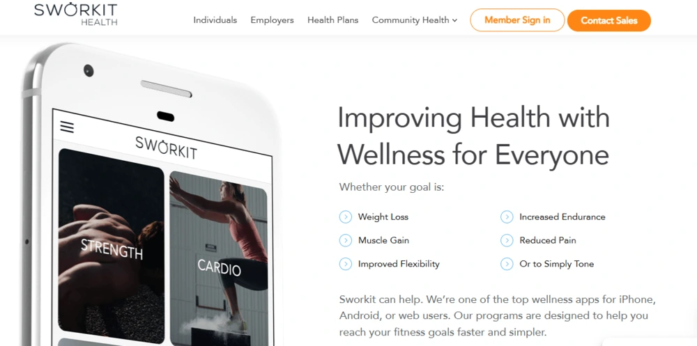 best fitness apps in india - sworkit