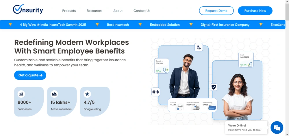 best insurtech companies india - onsurity