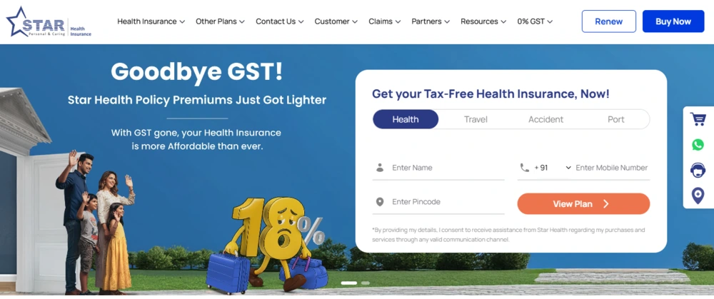 best health insurance companies - star health