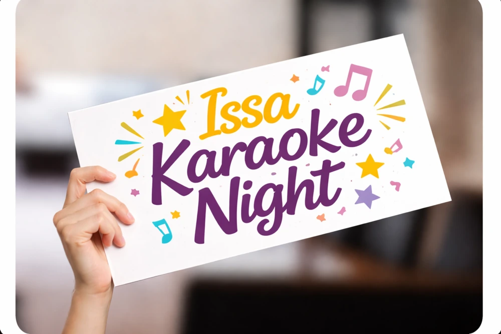 fun friday games - office karaoke night