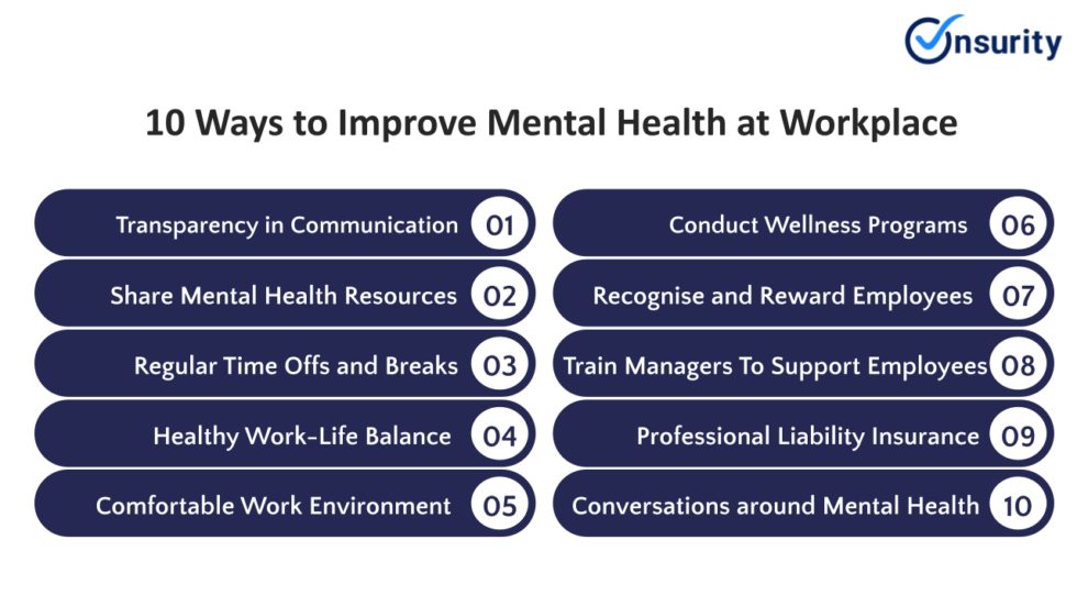 10 Best Ways To Improve Mental Health At Workplace