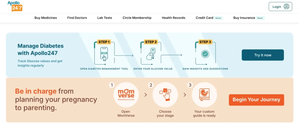 telemedicine apps - apollo 247